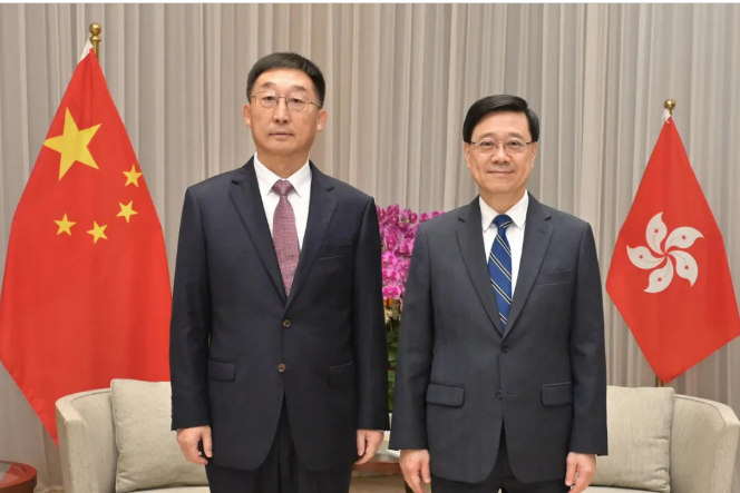 李家超晤廣西壯族自治區黨委書記